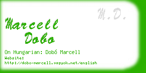 marcell dobo business card
